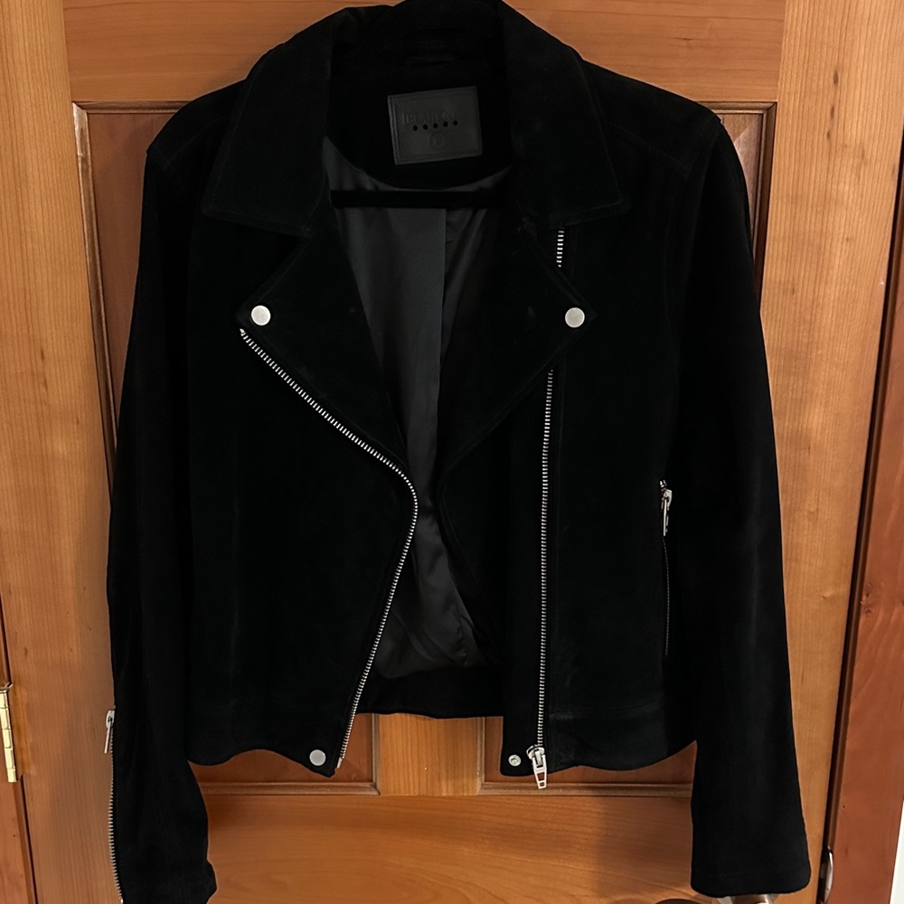 Blank NYC Black Leather/Suede Jacket